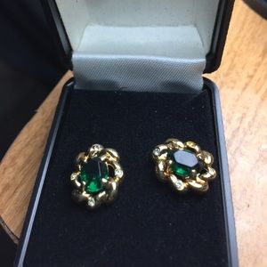 Emerald earrings